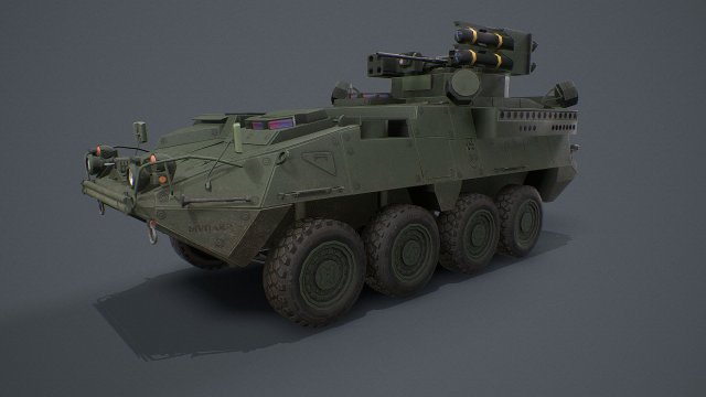 stryker a1 im-shorad 3D 模型 .c4d .max .obj .3ds .fbx .stl .blend 