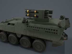 stryker a1 im-shorad 3D 模型