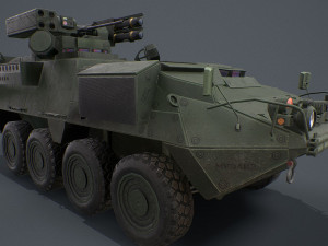 stryker a1 im-shorad 3D 模型