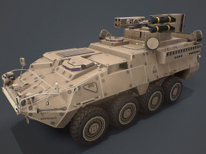 stryker a1 im-shorad 3D 模型