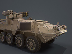 stryker a1 im-shorad 3D 模型