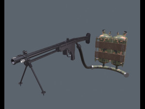 type-02c chinese flamethrower Modèle 3D