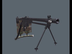 type-02c chinese flamethrower 3D Model