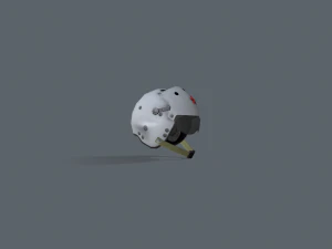 china air force helmet tk-11c 3D Model
