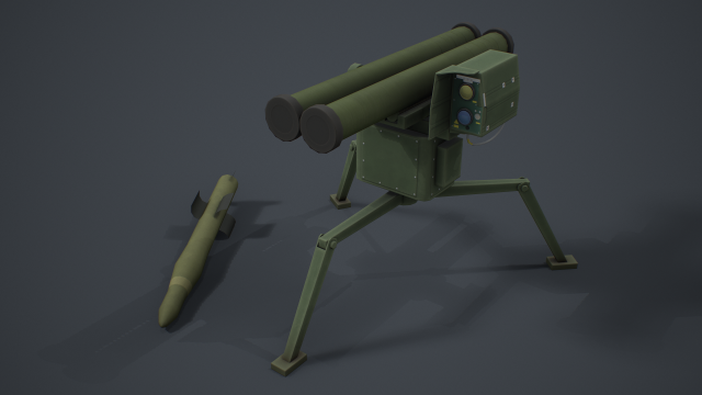 atgm shershen d 3D Model .c4d .max .obj .3ds .fbx .stl .blend 