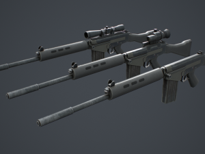 fn fal pack 3D मॉडल