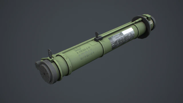 rpg-30 hook kryuk 3D Model .c4d .max .obj .3ds .fbx .stl .blend 