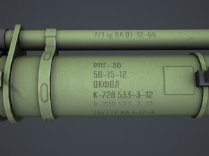 rpg-30 hook kryuk Modelo 3D