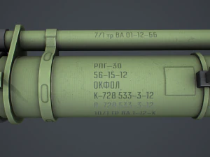 rpg-30 hook kryuk 3D Model