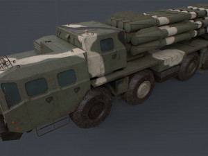 Bm 30 tornado-s and bm30 smerch 958 Model 3D