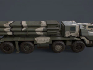 Bm 30 tornado-s e bm30 smerch 958 Modello 3D