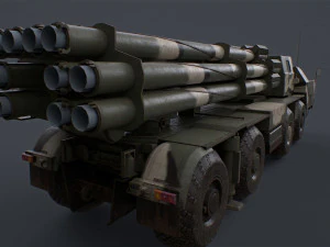 Bm 30 tornado-s e bm30 smerch 958 Modello 3D