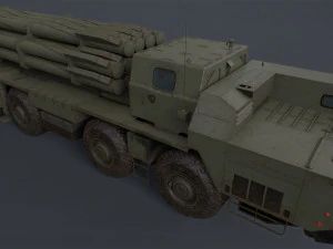 Bm 30 tornado-s e bm30 smerch 958 Modello 3D