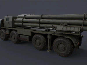 Bm 30 tornado-s e bm30 smerch 958 Modello 3D