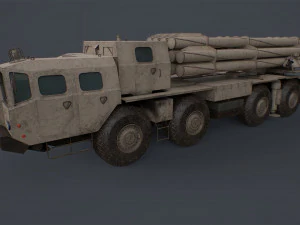 Bm 30 tornado-s e bm30 smerch 958 Modello 3D