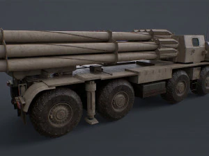 Bm 30 tornado-s e bm30 smerch 958 Modello 3D