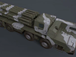 Bm 30 tornado-s e bm30 smerch 958 Modello 3D