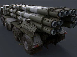 Bm 30 tornado-s e bm30 smerch 958 Modello 3D