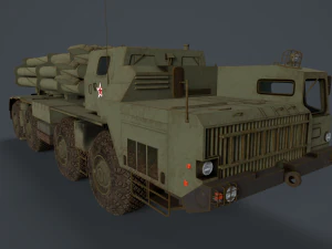 Bm 30 tornado-s e bm30 smerch 958 Modello 3D