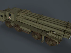 Bm 30 tornado-s e bm30 smerch 958 Modello 3D
