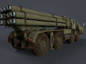 Bm 30 tornado-s e bm30 smerch 958 Modello 3D
