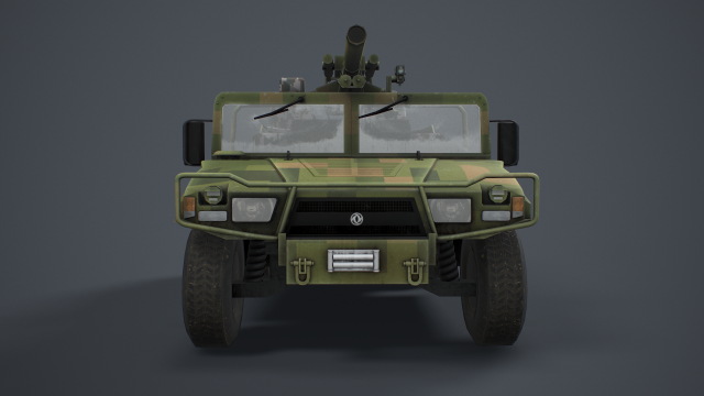 pcp-001 mortar 82mm Model 3D .c4d .max .obj .3ds .fbx .stl .blend
