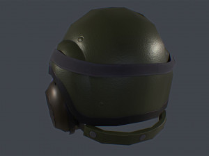 afv-400 british tank crew helmet 3D 模型