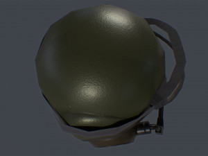 afv-400 british tank crew helmet 3D 模型