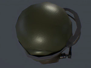 afv-400 british tank crew helmet 3D Model