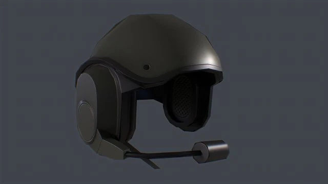 elno dh-586 france tank crew helmet 3D Model .c4d .max .obj .3ds .fbx .stl .blend 