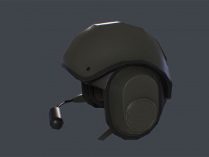 elno dh-586 france tank crew helmet Modello 3D