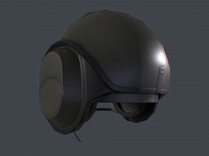 elno dh-586 france tank crew helmet Modello 3D