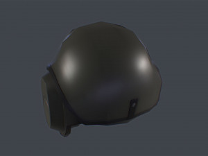 elno dh-586 france tank crew helmet Modello 3D