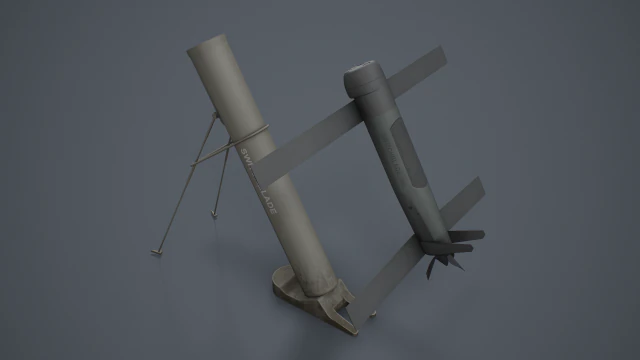 Switchblade 300 UAV 3D Model .c4d .max .obj .3ds .fbx .stl .blend 