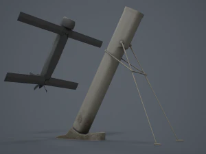 Switchblade 300 UAV 3D Model