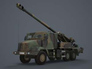 Caesar Artillery 3D-Modell