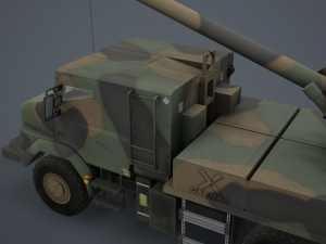 Caesar Artillery 3D Model