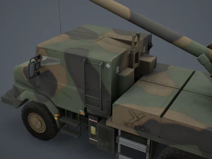 Artiller&iacute;a C&eacute;sar Modelo 3D