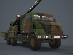Caesar Artillery 3D Model