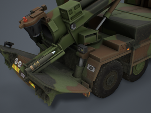 Caesar Artillery 3D Model