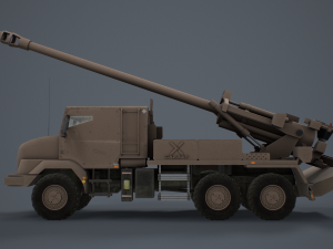 Caesar Artillery 3D Model