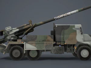 Artiller&iacute;a C&eacute;sar Modelo 3D