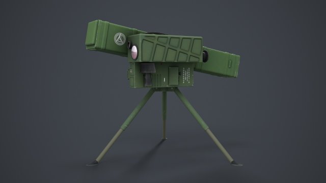 TL-4 Atgm 3D Model .c4d .max .obj .3ds .fbx .stl .blend 