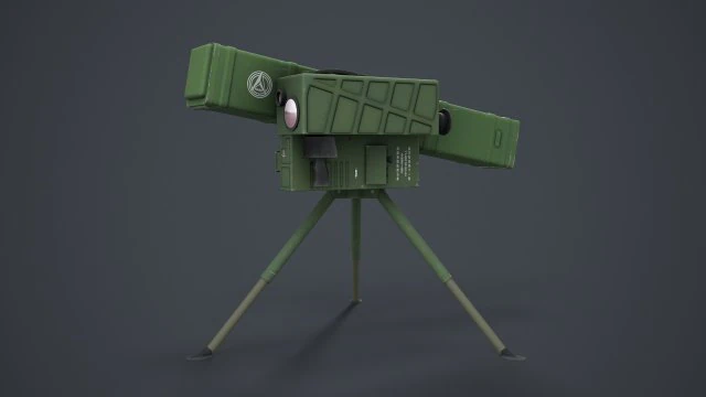 TL-4 Atgm 3D Model .c4d .max .obj .3ds .fbx .stl .blend 