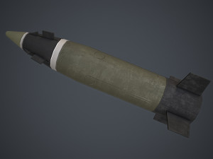 Katana Shell 155mm 3D Model