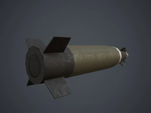 Katana Shell 155mm 3D Model