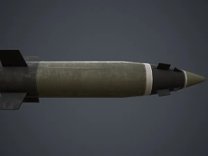 Katana Shell 155mm 3D Model