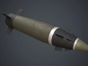 Katana Shell 155mm 3D Model
