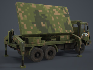 LLQ305A Radar TYPE305A Modelo 3D