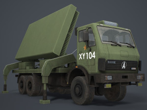 LLQ305A Radar TYPE305A 3D-Modell